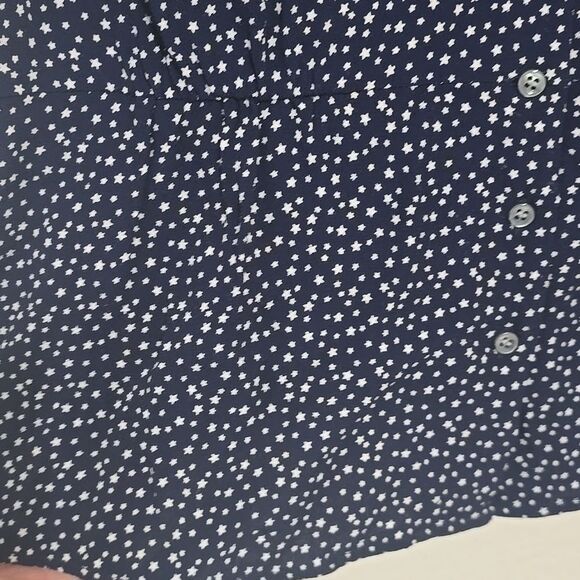 J. Crew | Short Sleeve Button-Up Peplum Top EUC M - Picture 4 of 10